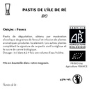 [CE0048] Contre étiquette - Pastis Biologique 45% - Bio