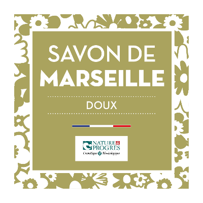 Savon de Marseille traditionnel NATURE ET PROGRES - BIB10L