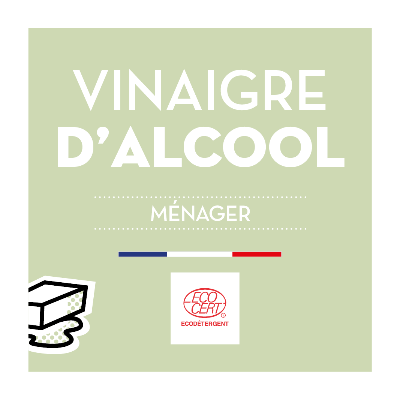 Vinaigre d'Alcool 14° - Eco Détergent - BIB10L