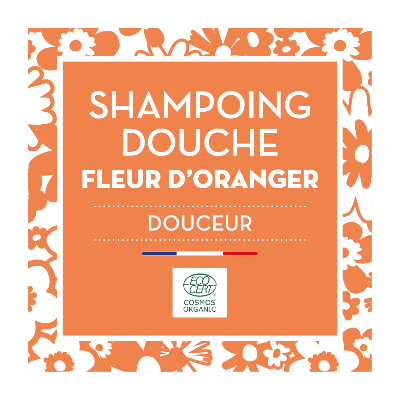 Shampoing Douche Fleur d'Oranger - Tonifiant et hydratant COSMOS ORGANIC - BIB10L