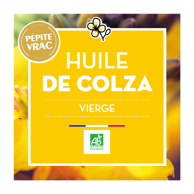 Huile de Colza Vierge FR - Bio - BIB 10L