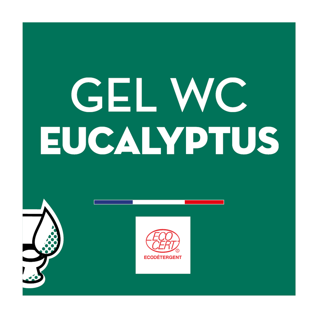 Gel Nettoyant et Détartrant WC à l'Huile essentielle d’eucalyptus - BIB10L