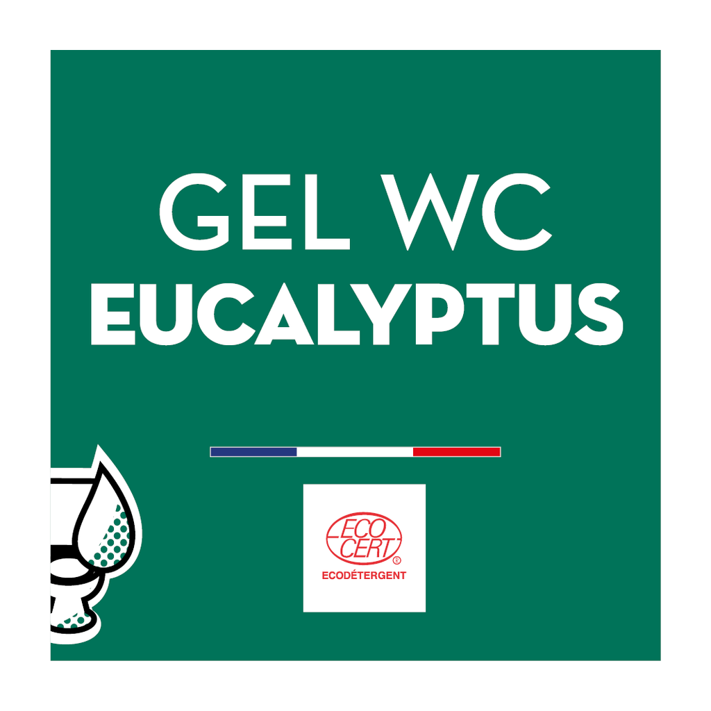 Gel Nettoyant et Détartrant WC à l'Huile essentielle d’eucalyptus Eco Détergent - BIB10L