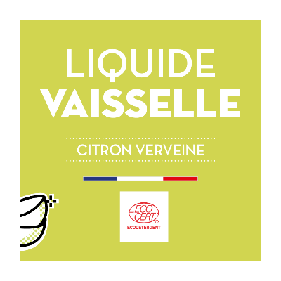 Liquide vaisselle senteur Citron Verveine - BIB 10L - Eco Détergent