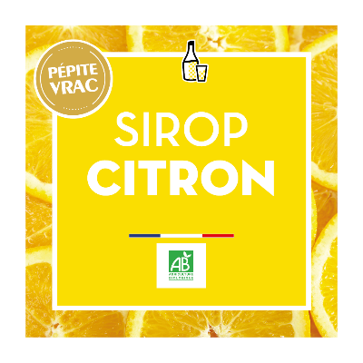 Sirop de Citron Bio - BIB 5L