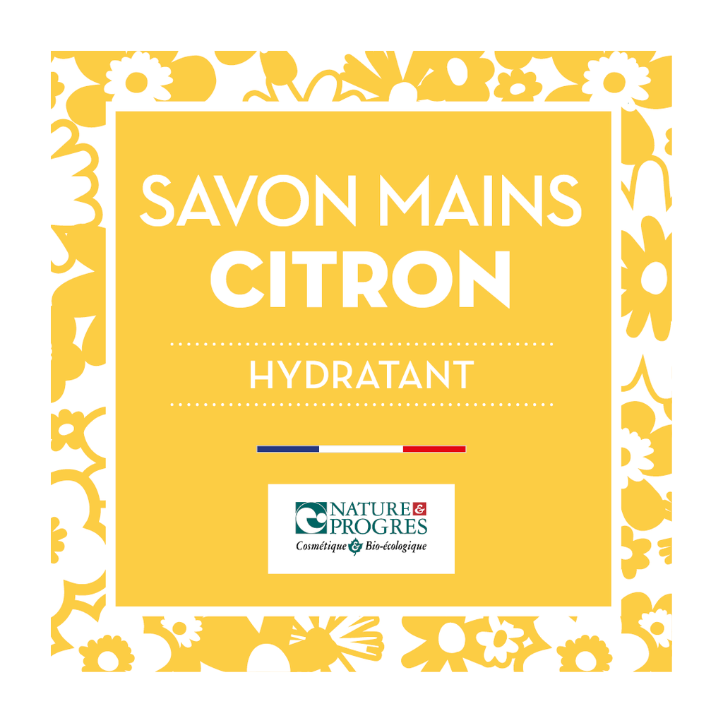 Savon Main Citron NATURE ET PROGRES - BIB10L