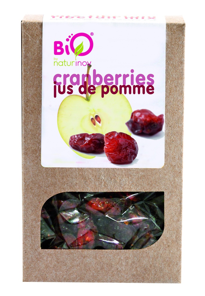 Canneberges au jus de pomme - Bio - (6 x 200gr)