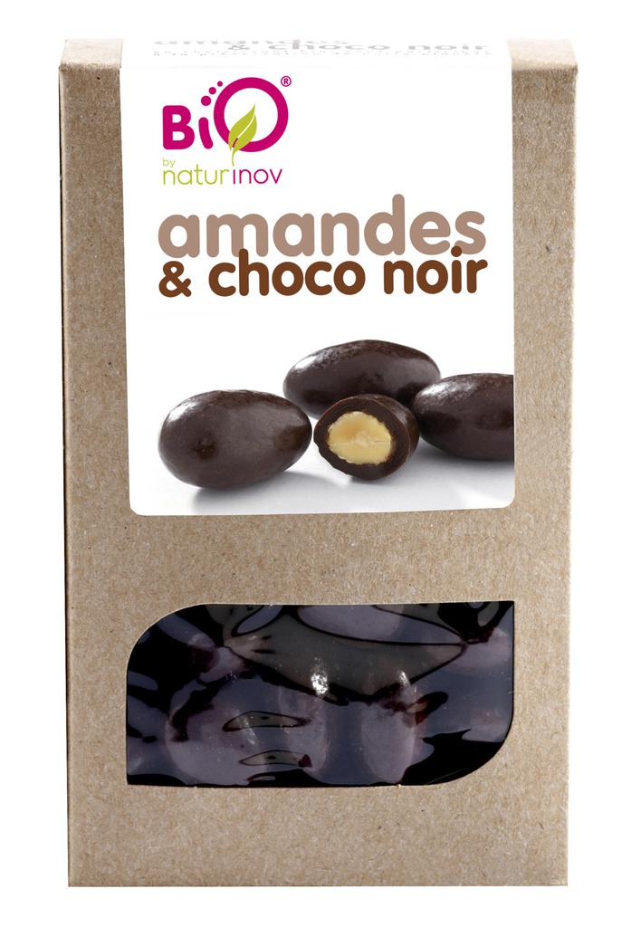 Amandes choco noir - Bio - (6 x 200gr)