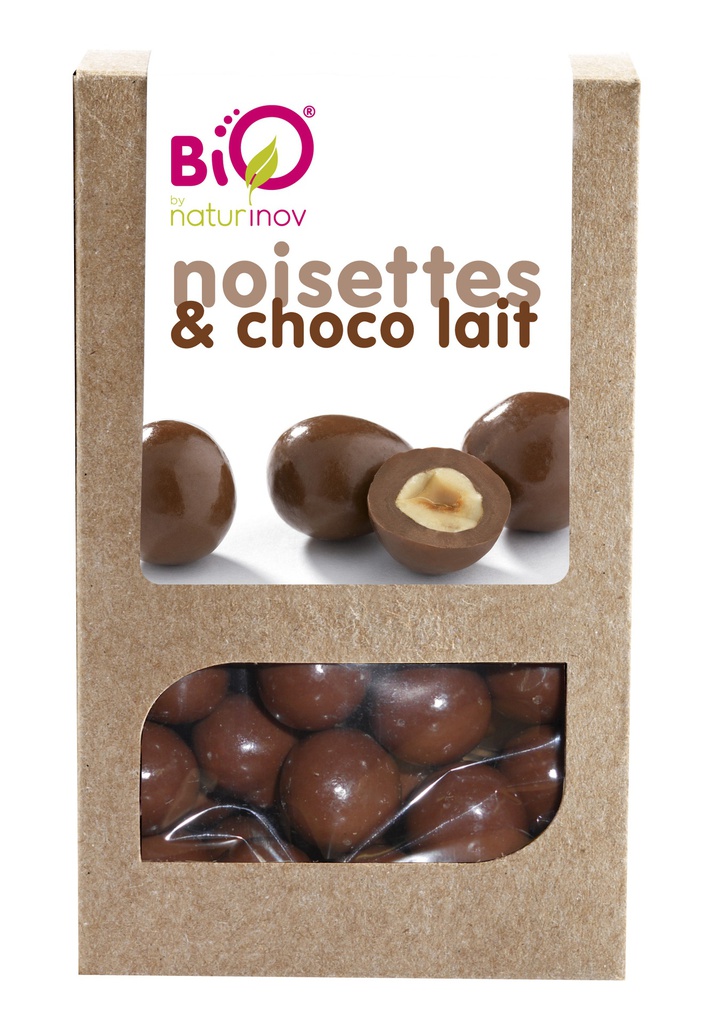 Noisettes choco lait - Bio - (6 x 200gr)