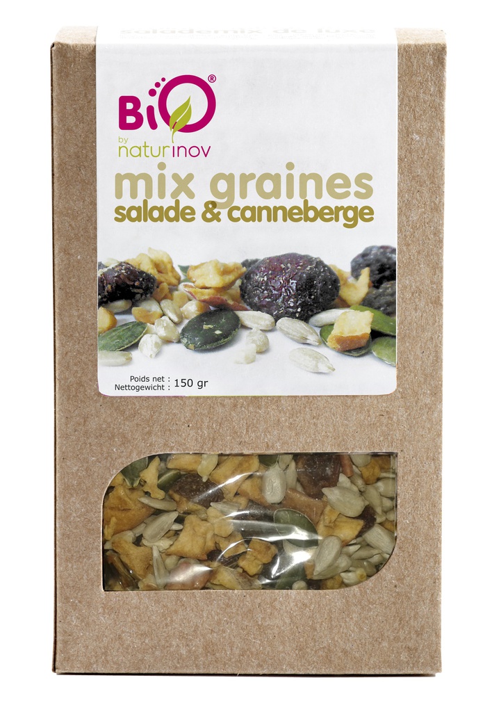 Mixgraines salade cranberries - Bio - (6 x 150gr)