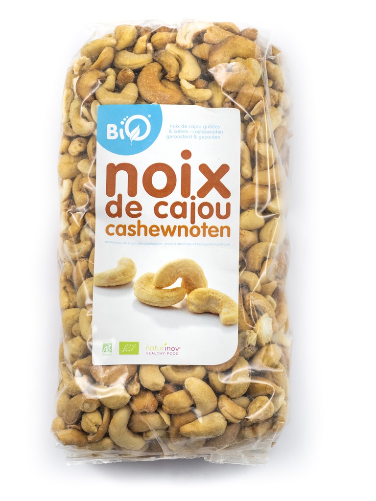 Noix cajou grillées huile&amp;sel - Bio - (4 x 1kg)