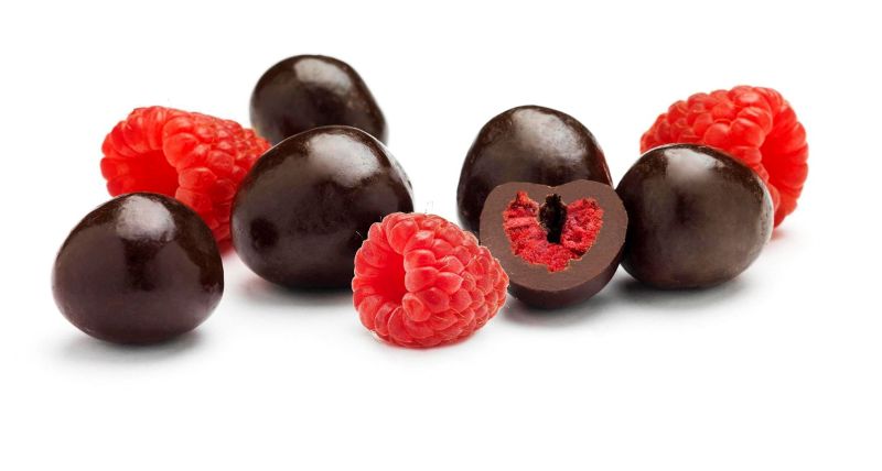 Framboises chocolat noir - Bio - 4kg