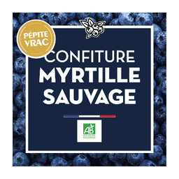 [JB0105BIB035] Confiture Myrtille Sauvage Bio - BIB5KG