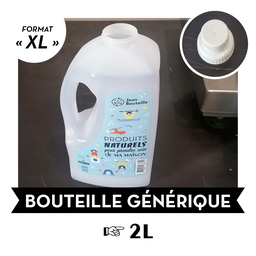 [G200L-13] Carton de 13 bouteilles réutilisables plastique - Buanderie format XL contenance env. 2L