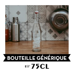 [G75-20] Carton de 20 bouteilles verre - 75cl - générique - &quot;Liquide en vrac&quot;