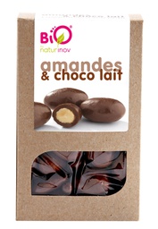 [VC262FR] Amandes choco lait - Bio - (6 x 200gr)