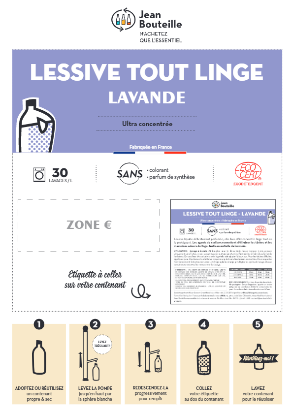 ILV A4 LESSIVE TOUT LINGE LAVANDE 